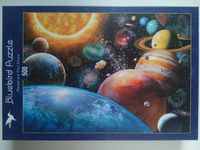 Bluebird Planets and Their Moons - puzzle image