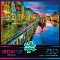 Buffalo Games Cities in Color - Copenhagen - imagen del puzzle