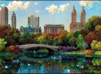 Ravensburger NY Central Park, Bow Bridge - puzzle image