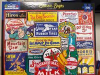 White Mountain Classic signs - obrázek puzzlí