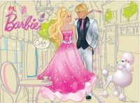 Ravensburger Barbie, a fashion fairytale - puzzle image