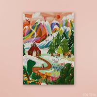 Willa Wunst Bunte Bergwelt - obrázek puzzlí