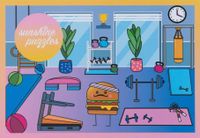 Sunshine Puzzles At the Gym - puzzle image