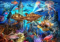 Bluebird aqua city - puzzle image