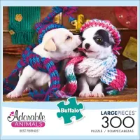 Buffalo Games Adorable Animals: Best Friends - puzzle image
