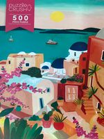 Puzzle Crush Santorini - obrázek puzzlí