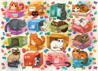 Cobble Hill Cats vs Puzzles - puzzle image