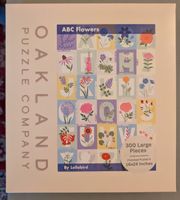 Oakland Puzzle Company ABC Flowers - puzzle image