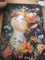 Ydomi enterprise Mini puzzle: kočka v květinách - obrázek puzzlí