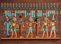 Dino Egyptské hieroglyfy - obrázek puzzlí