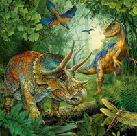 Ravensburger Dinosaur Fascination 2/3 - obrázek puzzlí