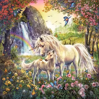 Ravensburger Beautiful Unicorns 1/3 - obrázek puzzlí