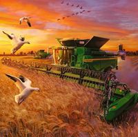 Ravensburger John Deere: Fall Harvest - Puzzlebild