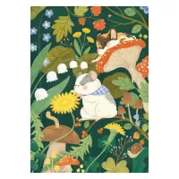 Trevell Mouse in Spring - puzzle image