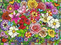 Ravensburger Tiffany Flowers - Puzzlebild