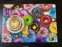 RoseArt I love coffee and donuts - puzzle image
