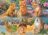 Grow Adoráveis Felinos - puzzle image