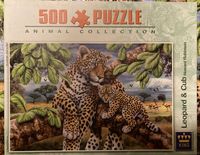 King Leopard & Cub - puzzle image