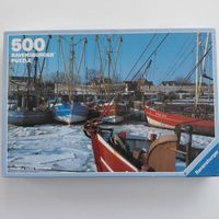 Ravensburger Winter atmosphere at the harbour - puzzle image