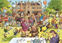 Jumbo Wasgij Original 10: Antique Hunt! - puzzle image