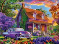 Masterpieces Violet Lives Here - Puzzlebild