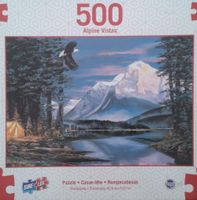 Sure-Lox Alpine Vistas - Into The Night - puzzle image
