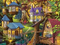 Ravensburger Twilight in the Treetops - obrázek puzzlí