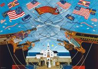 Milton Bradley Dockside Marriage - puzzle image