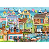 Ravensburger Down the Wharf - obrázek puzzlí