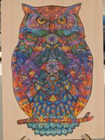 Puzzle Master Wooden Jigsaw Puzzle: Owl (Series 1) - puzzle image