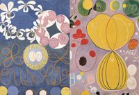 Pomegranate hilma af klint - puzzle image