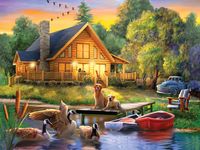 RoseArt Guardians of the Lake - puzzle image
