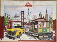 Art Puzzle USA Collage - image du puzzle