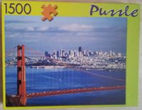 Bookmark San Francisco, Golden Gate Bridge - image du puzzle