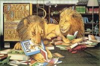 Animalia The Letter L: Lions - obrázek puzzlí