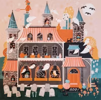 Galison Spooky Mansion - obrázek puzzlí