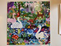 EeBoo Ducks in the Clearing - obrázek puzzlí