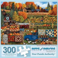 Bits and Pieces Buttermilk Farm Fall - image du puzzle
