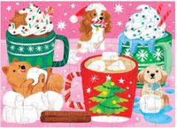Mudpuppy Hot Cocoa Pups - puzzle image