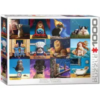 Eurographics Zodiac cats - puzzle image