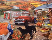 SunsOut Roadside Stand - puzzle image