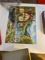 Corner Piece House by the pond - puzzle image