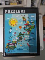Ellen Giggenbach Map of New Zealand - puzzle image