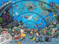 All Jigsaw Puzzles Chaos at the Aquarium - obrázek puzzlí