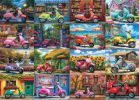 Eurographics 16 Scooters - Puzzlebild