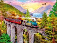 Ravensburger Autumn Viaduct - puzzle image