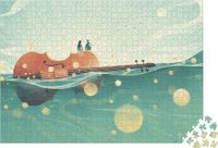 Janod Violin Voyage - obrázek puzzlí