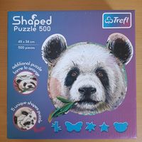 Trefl Shaped puzzle Panda - puzzle image