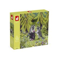 Janod Raccoons - puzzle image