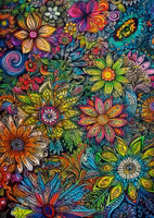 Enjoy Flower Power - obrázek puzzlí